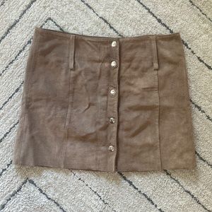 VINTAGE leather skirt